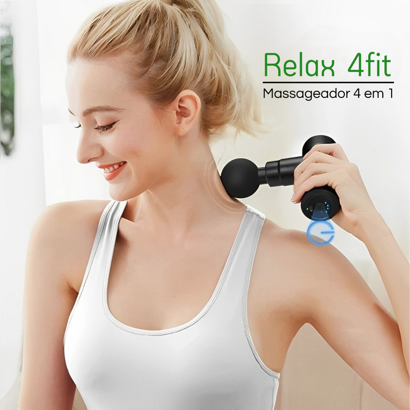 Massageador Profissional 4 em 1 - Relax 4fit