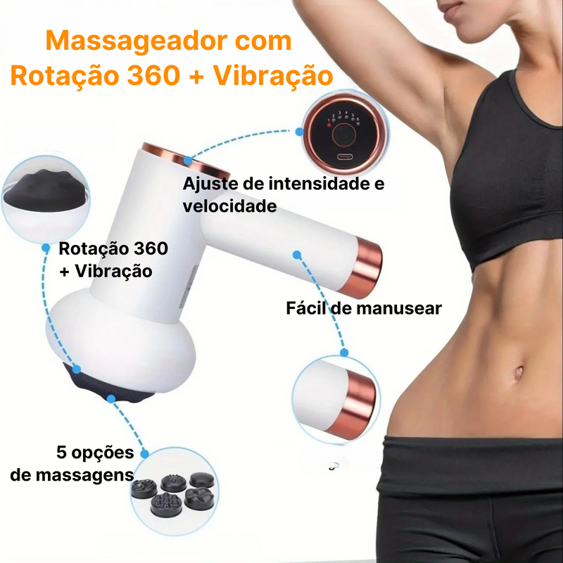 Massageador Drena Fit - 5 em 1